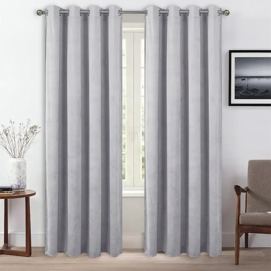 Závěs na kroužcích ADELA YC12078/240G/M2/56/140X250 šedý
