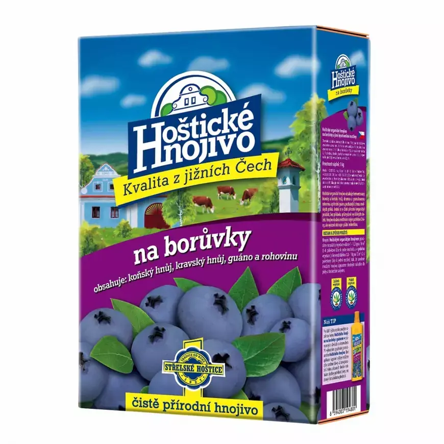 Hoštické hnojivo s guánem Borůvky 1kg