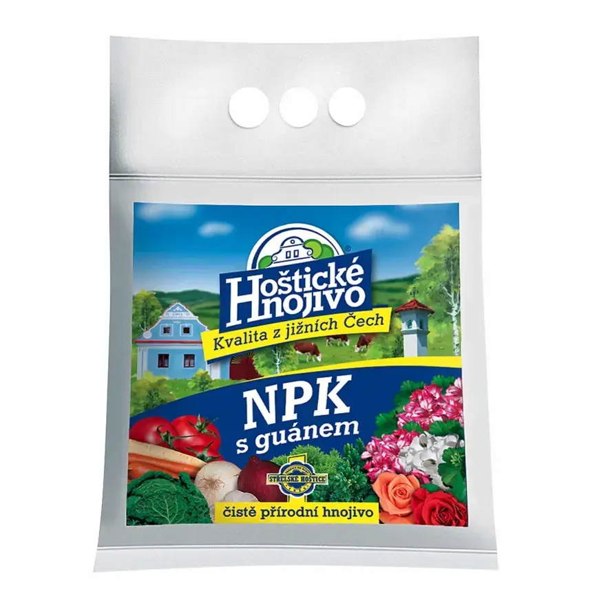 Hoštické hnojivo NPK 2,5kg s guánem