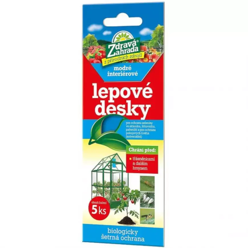 Zdravá zahrada - lepové desky (modré, interiérové)
