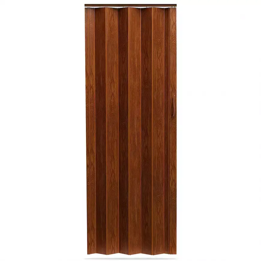 Shrnovací dveře Accordion ořech světlý 820mm