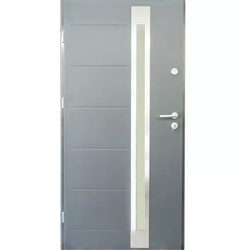 Vchodové dveře Toledo 90L Antracit 2078x980x55 mm