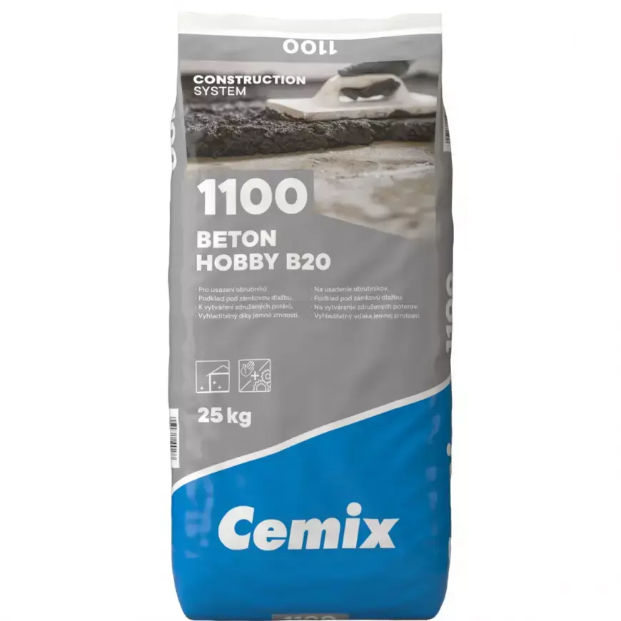 Cemix 1100 Beton Hobby B20 25 kg PE