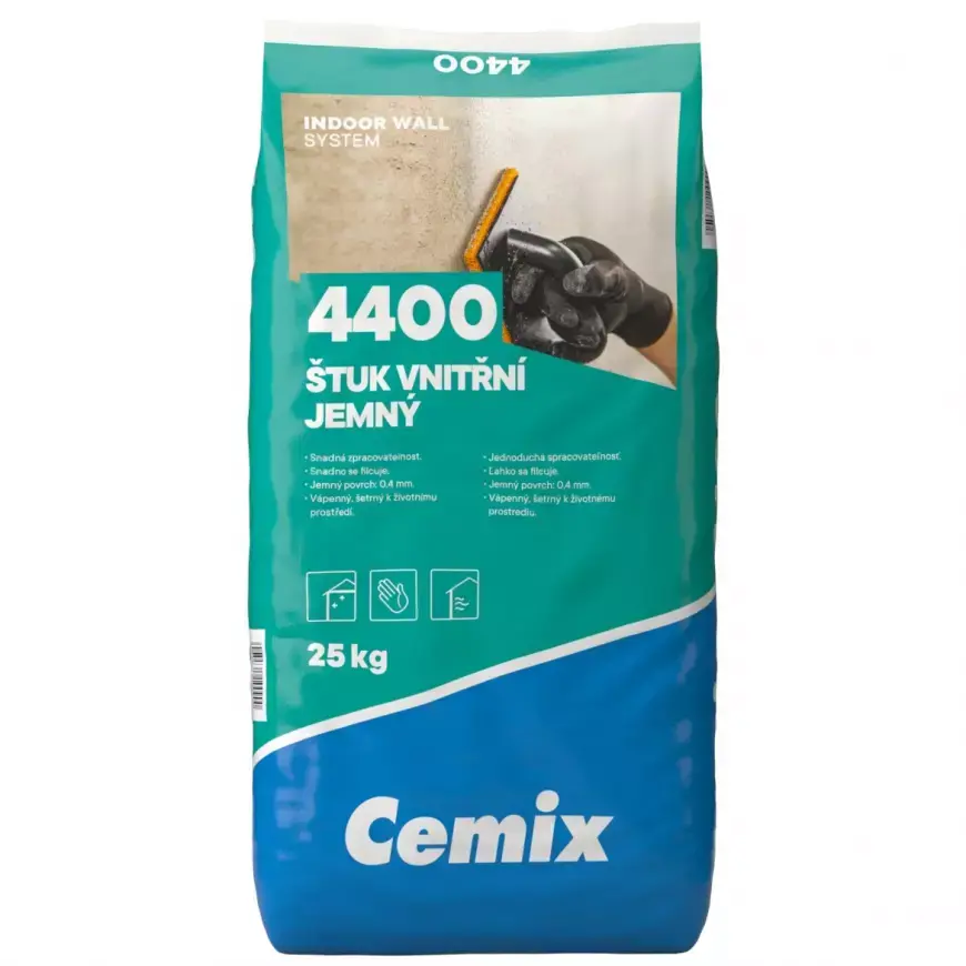 Cemix 4400 Štuk vnitřní jemný 25 kg