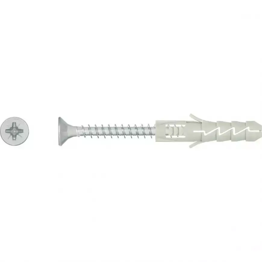 Hmoždinka rozpěrná FIX+ 5 mm s vrutem (25 ks/bal.)