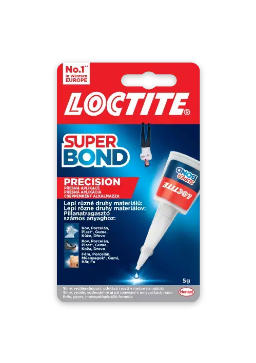 LOCTITE Vteřinové/ sekundové lepidlo SUPER BOND PRECISION 5 g