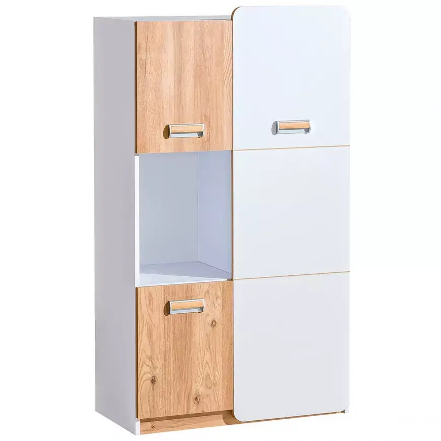 Regál Lorento 80cm Dub Nash/Bila
