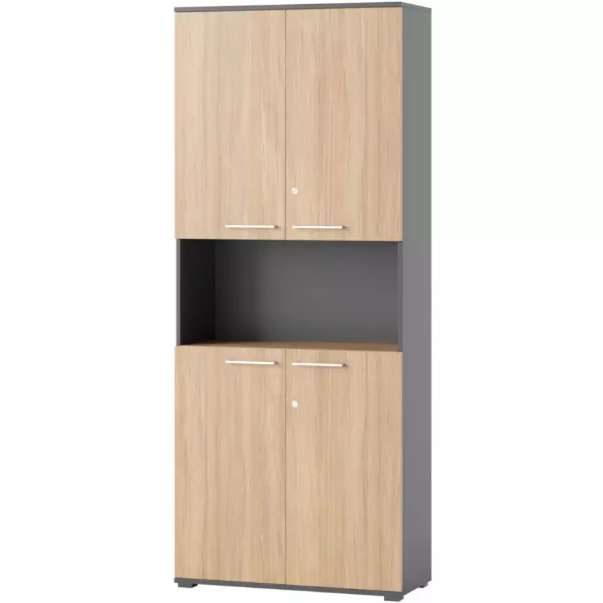 Skříň s Regale Omega 90cm Dub Urban/Grafit