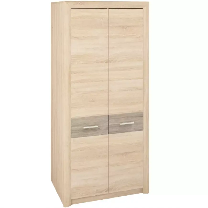 Skříň Castel 92cm dub sonoma/ sonoma lanýž