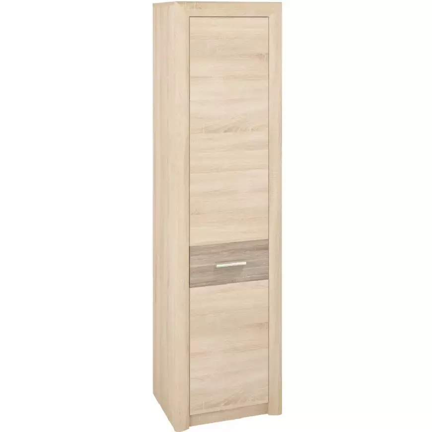 Skříň Castel 55cm dub sonoma/ sonoma lanýž, levá