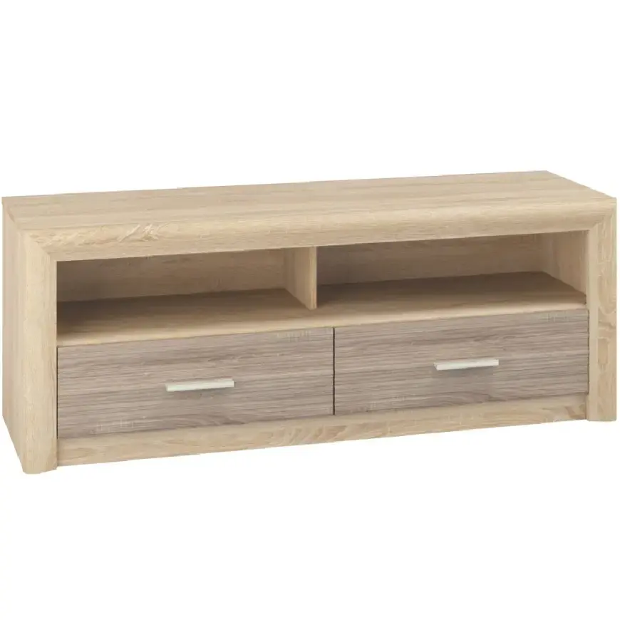 TV skříňka Castel 138cm dub sonoma/ sonoma lanýž