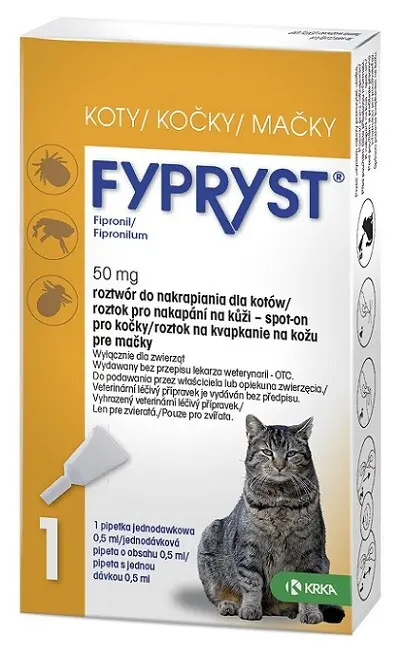 Fypryst 50mg spot-on pro kočky 1x0.5ml