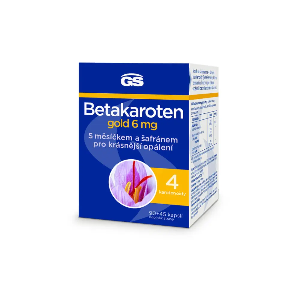 Gs Betakaroten gold 6mg 90+45 kapslí