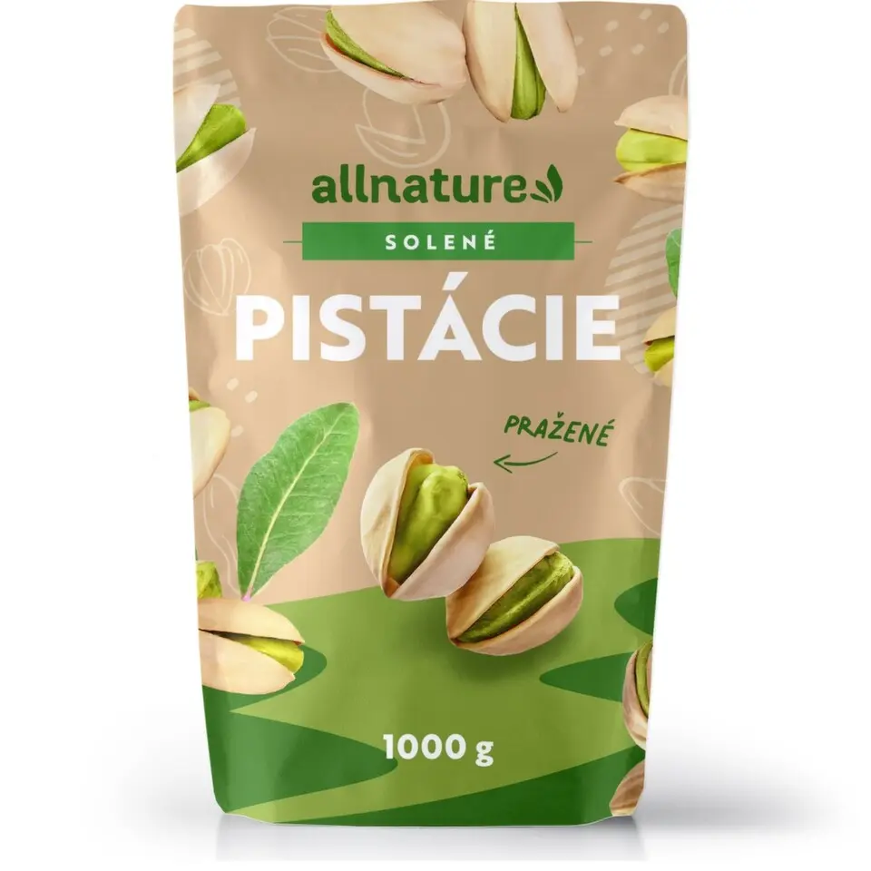Allnature Pistácie solené 1000 g - Allnature
