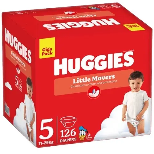 HUGGIES Little Movers 5 11-25kg 126ks box