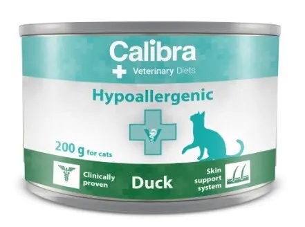 Calibra VD Cat konz. Hypoallergenic Duck 200g