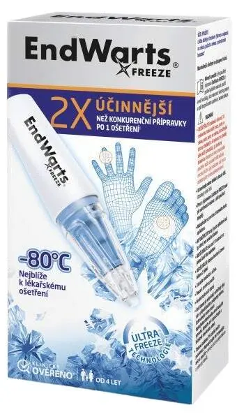 EndWarts FREEZE kryoterapie bradavic 7.5g