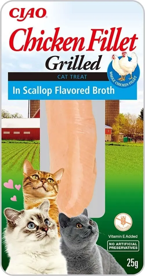 Churu Cat Chicken Fillet In Scallop Flav.broth 25g