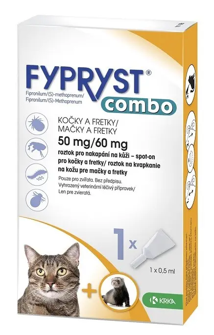 Fypryst combo spot-on pro kočky a fretky 1x0.5ml