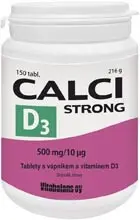 CALCI STRONG + vitamím D3 150 tablet