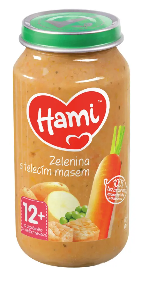 Hami Zelenina s telecím masem 250 g