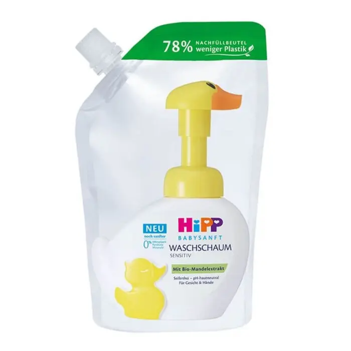 HiPP Babysanft Pěna na mytí Kachna Náhradní náplň 250 ml