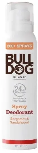 Deodorant ve spreji s vůní bergamotu a cedrového dřeva 125 ml BULLDOG