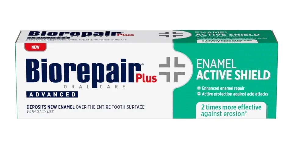 Biorepair Plus Advanced Enamel Active Shield zubní pasta 75ml
