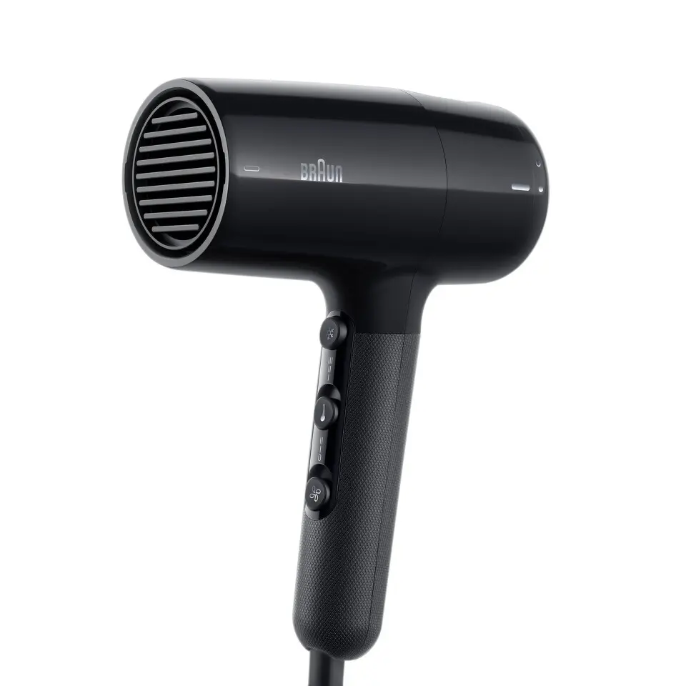Fén na vlasy s ionizací Braun HD225 - 2200 W, černý + dárek zdarma