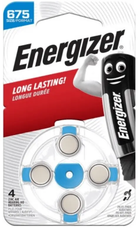 Baterie do naslouchadel ENERGIZER 675 DP 4ks
