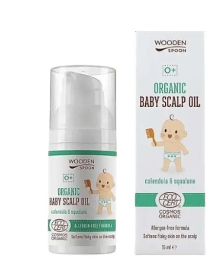 Wooden Spoon Olej na dětskou pokožku hlavy 15ml