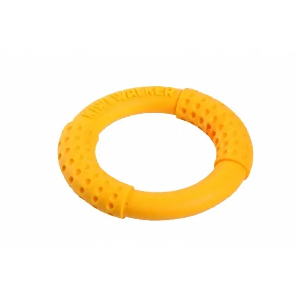 Hračka pes RING MINI plov.a létající z TPR oranž. Kiwi