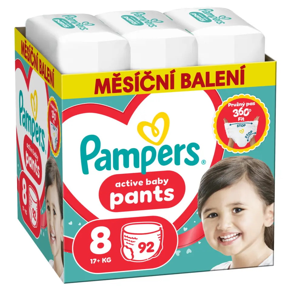 Pampers Active Baby 8 92 ks