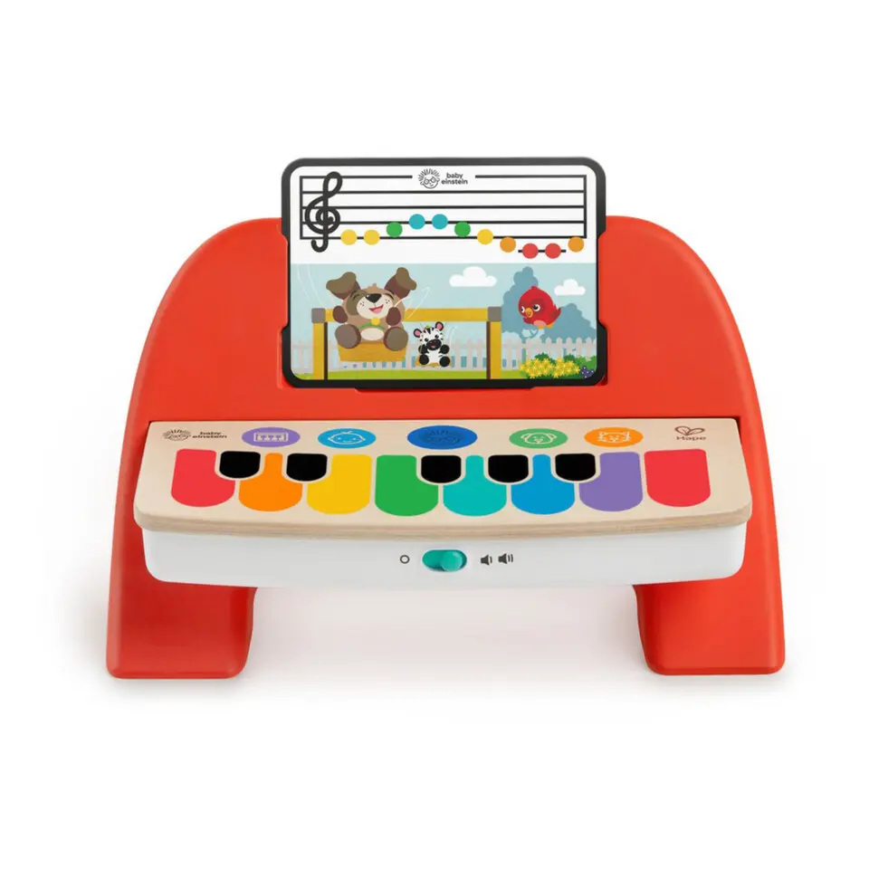 BABY EINSTEIN Hračka dřevěná hudební klavír Cal s First Melodies Magic Touch HAPE 6m+