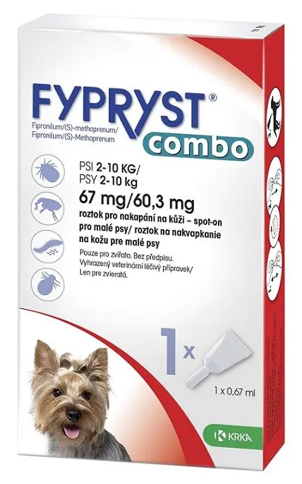 Fypryst combo spot-on pro psy 2-10kg 1x0.67ml