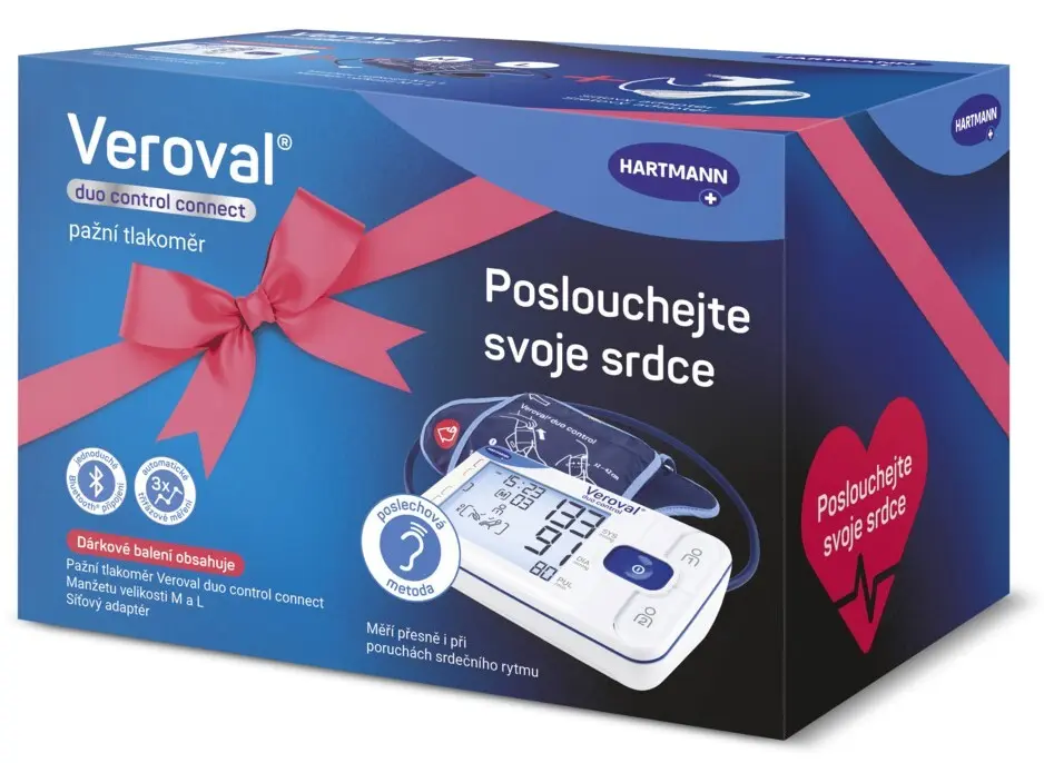 Tonometr Veroval Duo control connect dárkové balení