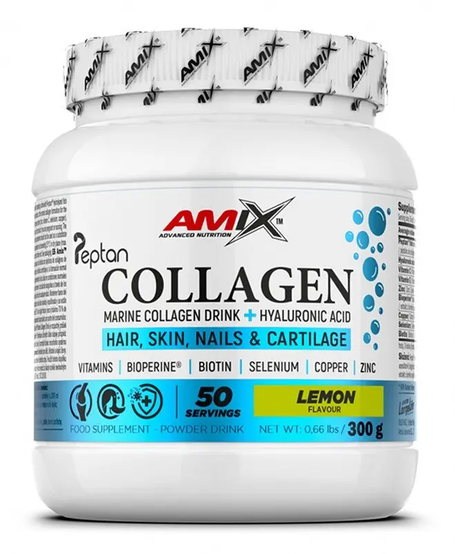 Amix Collagen Marine Peptan 300 g lemon