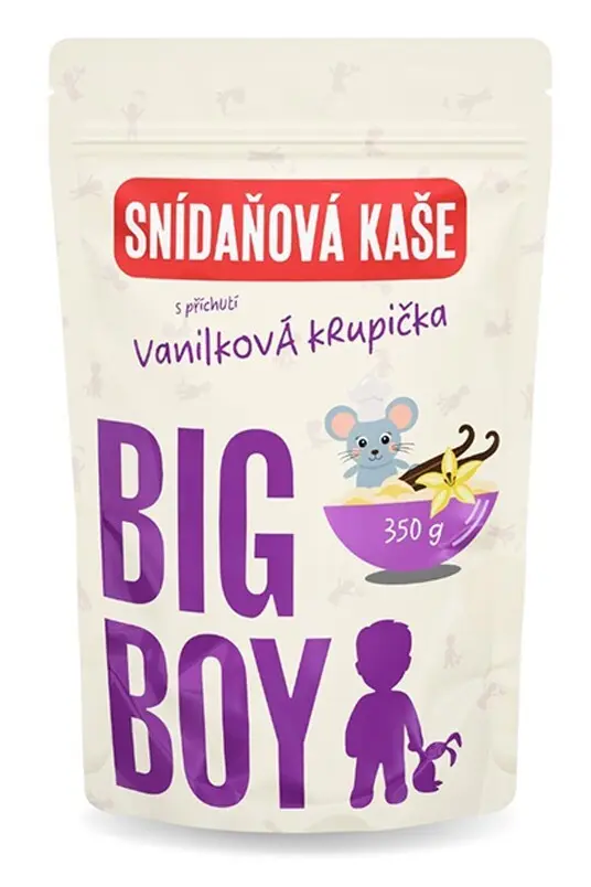 Big Boy Snídaňová Kaše vanilková krupička 350g