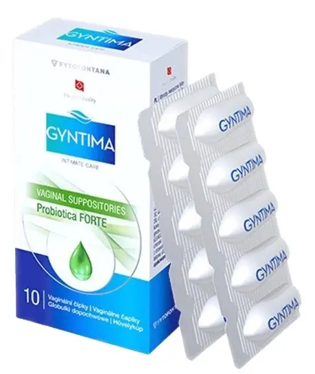 Fytofontana GYNTIMA Probiotica Forte vag.čípky10ks