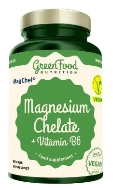 GreenFood Magnesium Chelate+Vitamin B6 cps.90