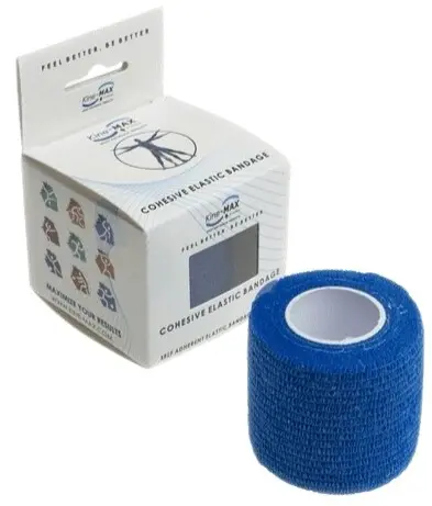 KineMaX Cohesive elast. samofix. modrá 2,5cm x 4,5m