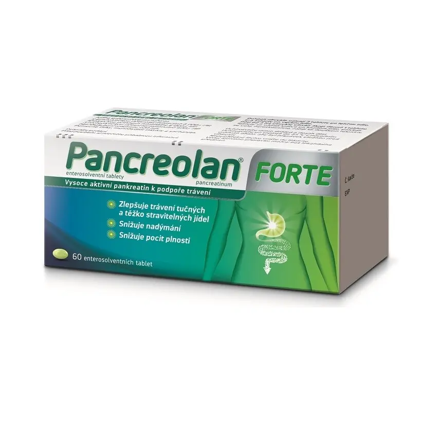 PANCREOLAN FORTE POR 6000U TBL ENT 60