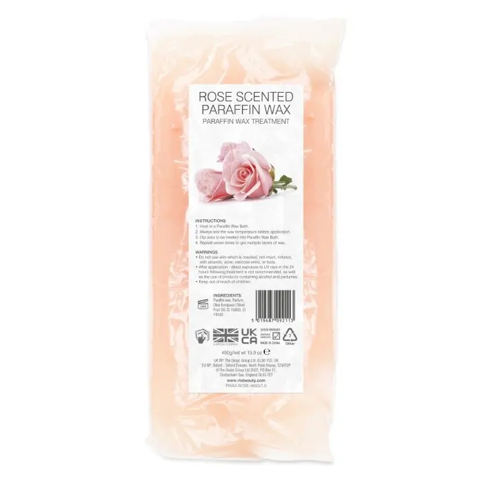 Vosk pro parafínovou lázeň Rio-PWAX Rose 450g