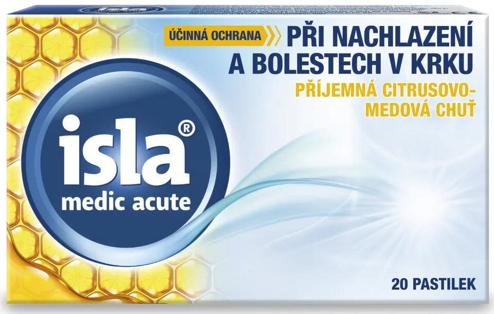 ISLA Medic acute citrus-med 20 pastilek