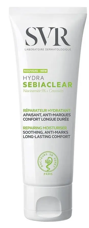 SVR Sebiaclear Hydra zklidňující a hydratační krém pro pleť s nedokonalostmi 40 ml