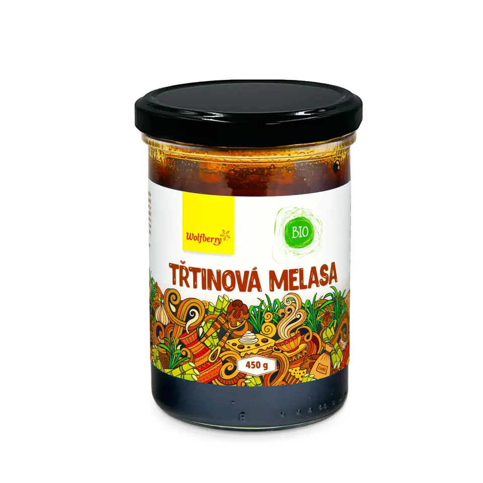 WOLFBERRY Třtinová melasa BIO 450 g