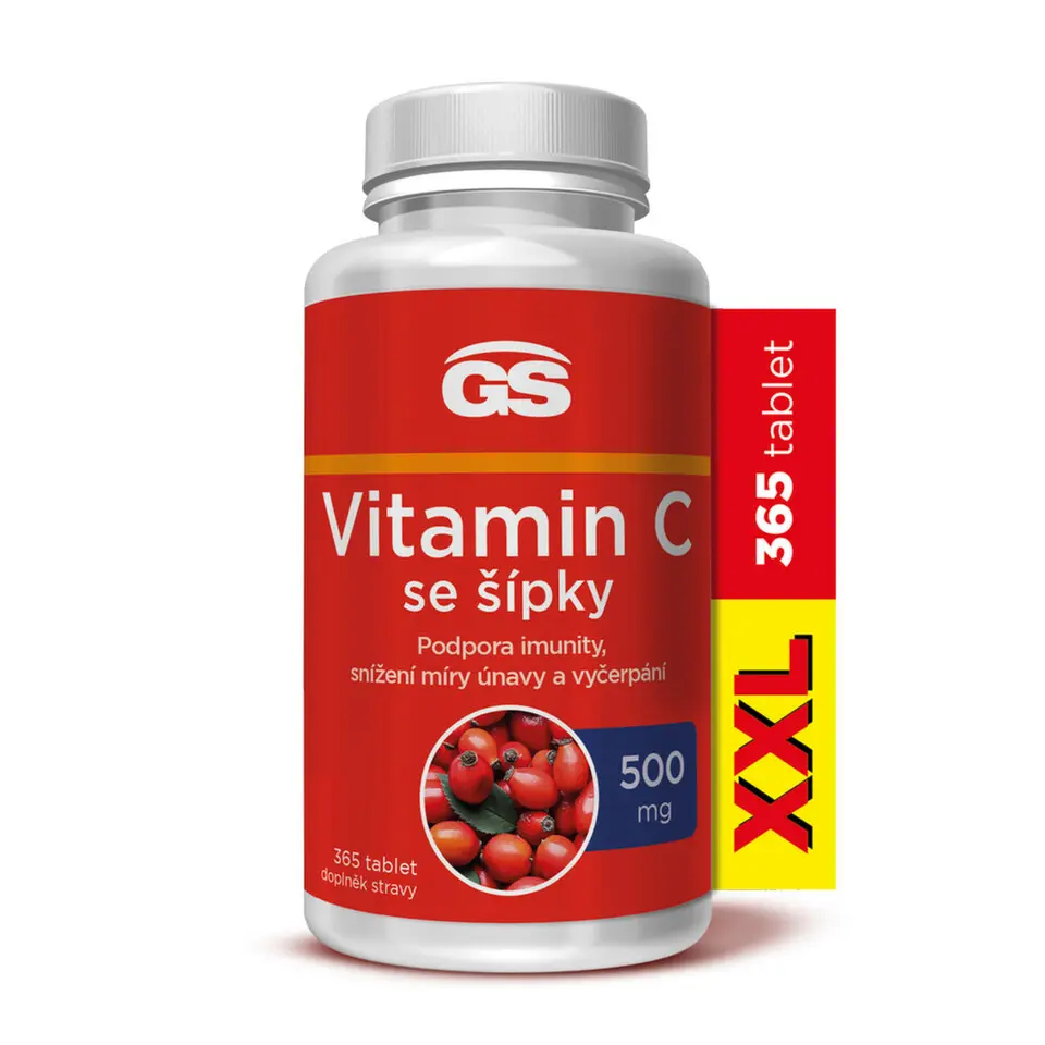 GreenSwan GS Vitamin C500 se šípky 365 tablet XXL