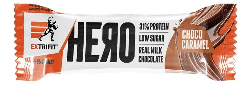 Extrifit Hero Protein Bar 31% choco caramel 65 g