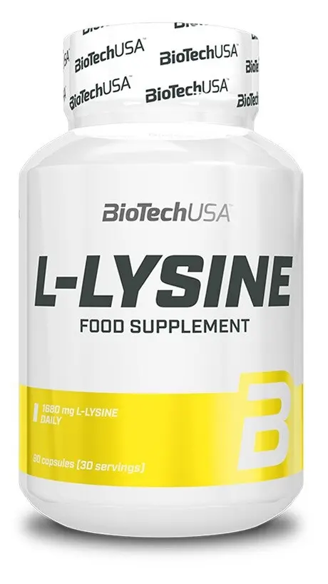 BioTech USA L-Lysine 90 kapslí