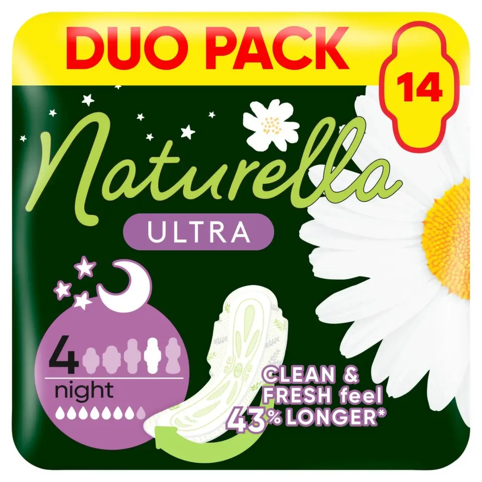Naturella Ultra Night 4 vložky XL 14ks